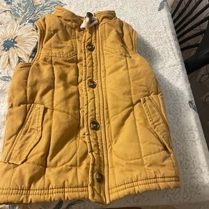 Mustard Yellow Quilted Vest